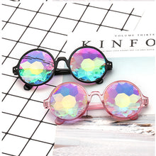Load image into Gallery viewer, Round Kaleidoscope Glasses Rave Festival Men Women
