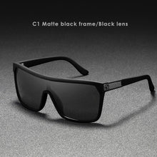 Load image into Gallery viewer, KDEAM One-piece Shape Men Sunglasses Polarized Elastic