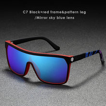 Load image into Gallery viewer, KDEAM One-piece Shape Men Sunglasses Polarized Elastic